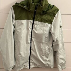 Adidas Green Rain Jacket